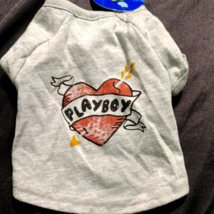 💜5/$25💜 NWT Playboy Dog Shirt Size XS
